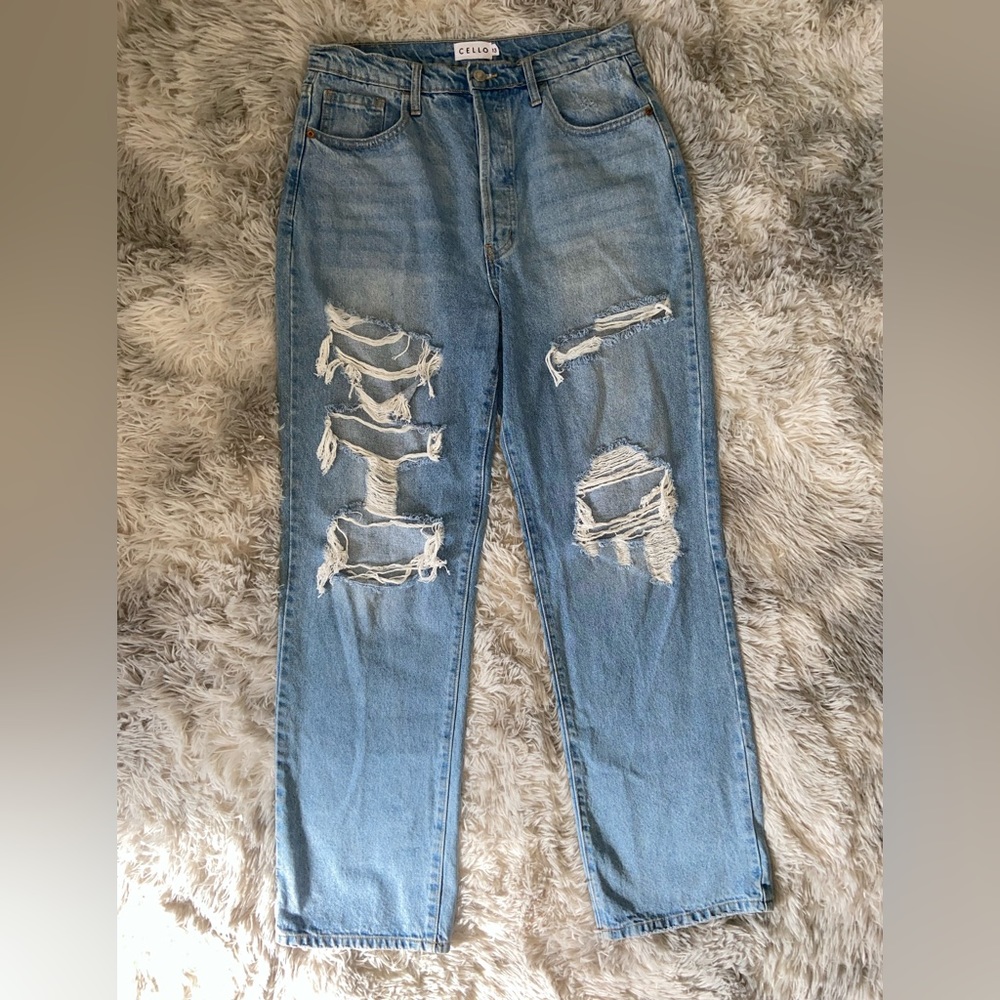 High Waisted Baggy Boyfriend Jean